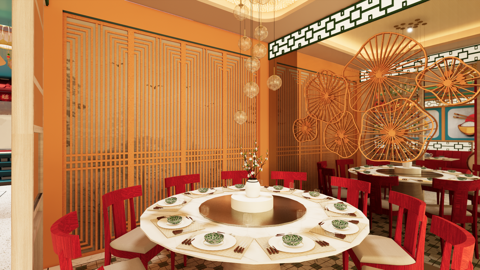 China Dimsum House restaurant interior view 2